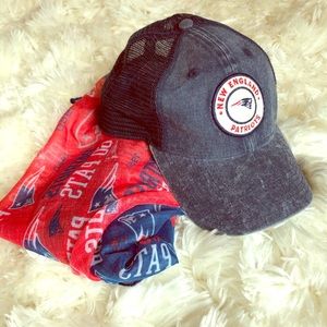 Denim NFL NE Patriots snapback baseball cap